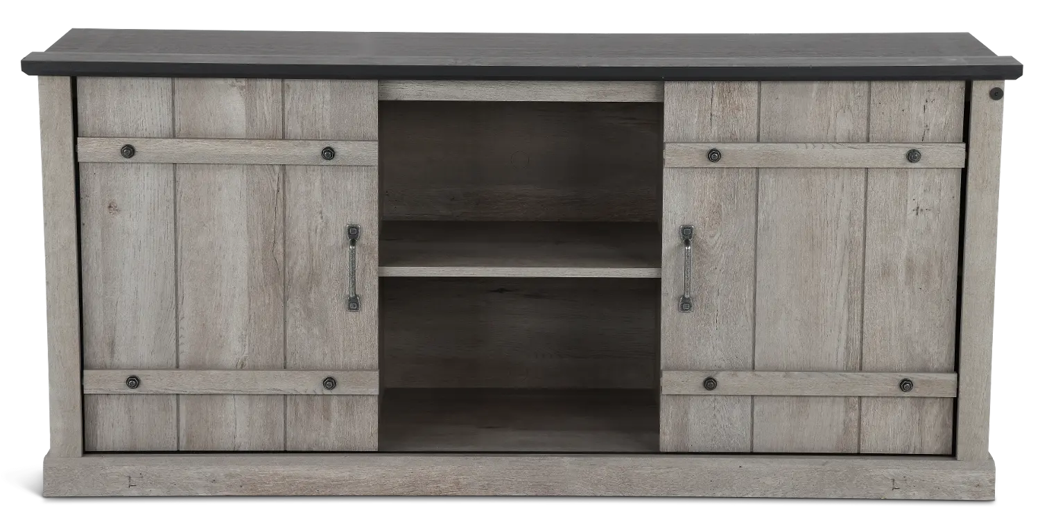 Farmhouse Gray 62  TV Stand-1