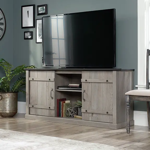 Farmhouse Gray 62  TV Stand-2