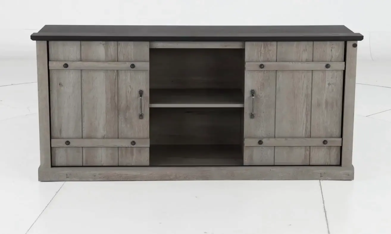 Farmhouse Gray 62  TV Stand-9