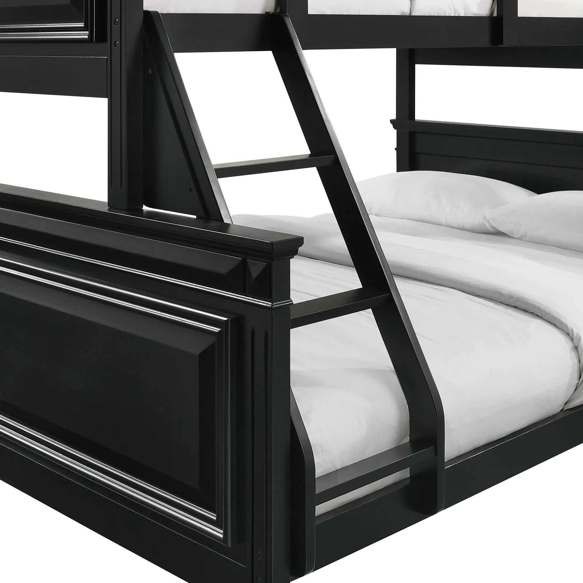 Calloway Black Twin-over-Full Bunk Bed-2