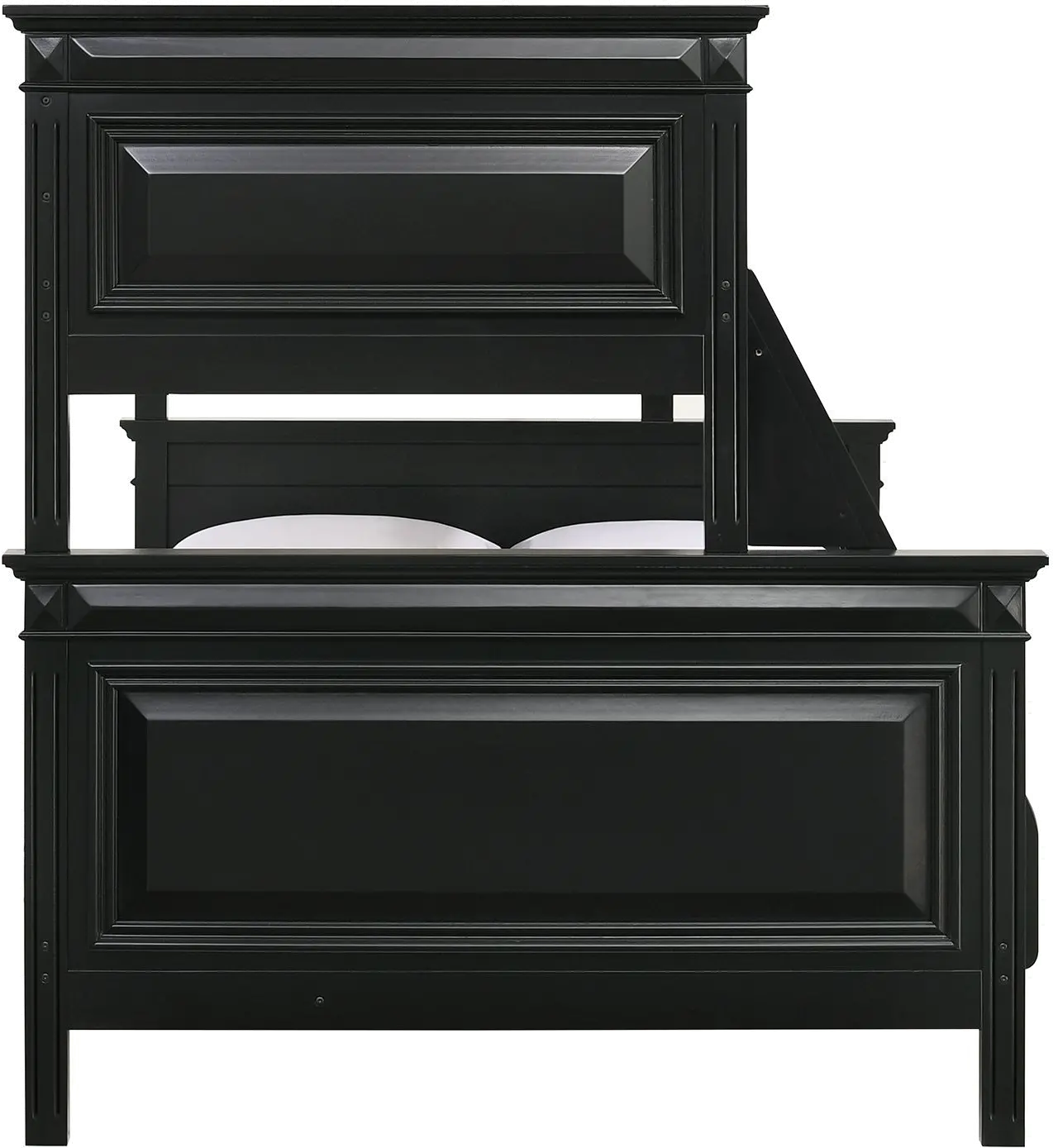 Calloway Black Twin-over-Full Bunk Bed-4