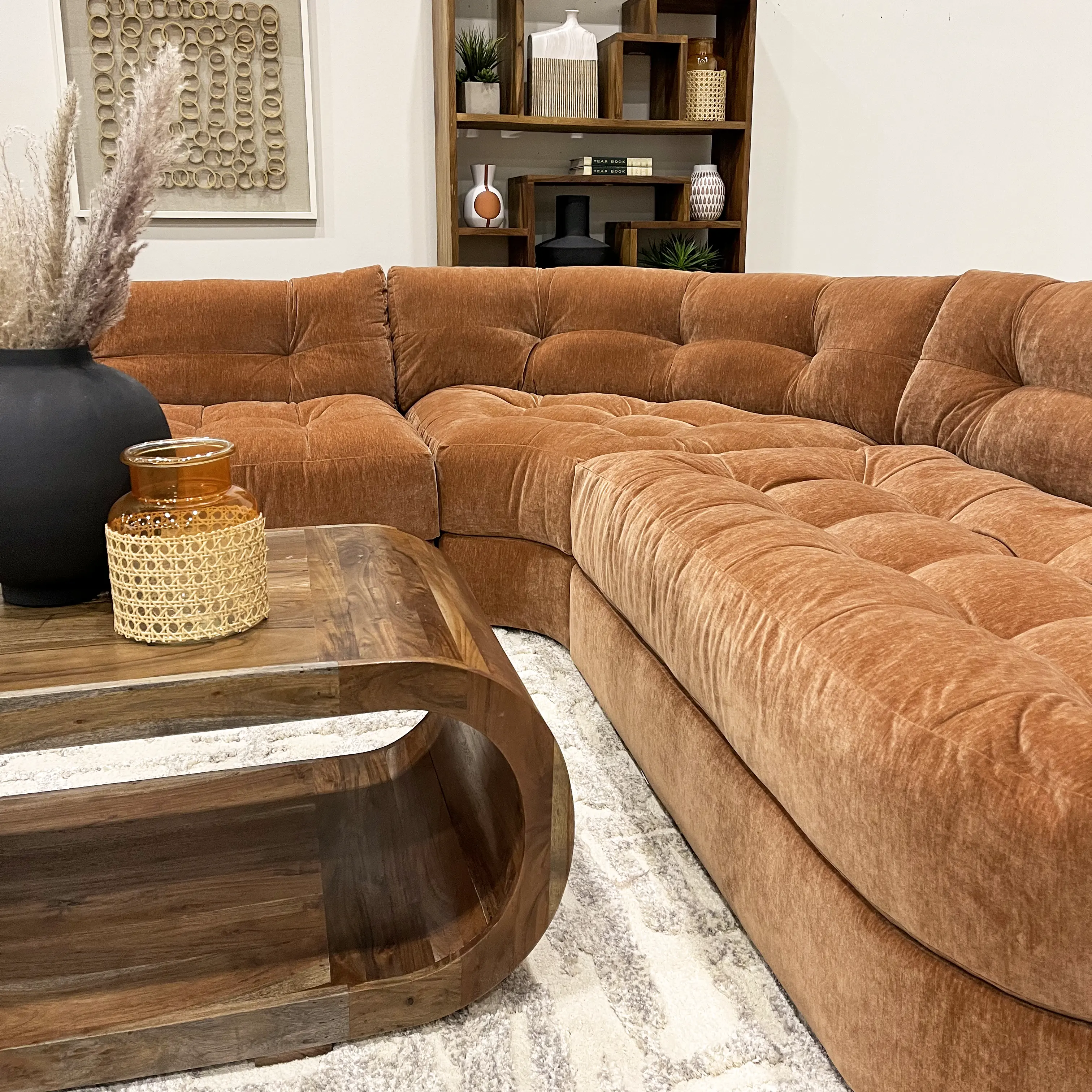 Juniper Ginger Orange 3-Piece Sectional-8