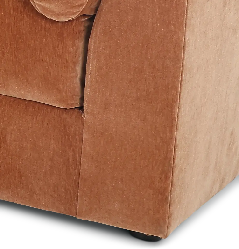 Juniper Ginger Orange 3 Piece Sectional-5