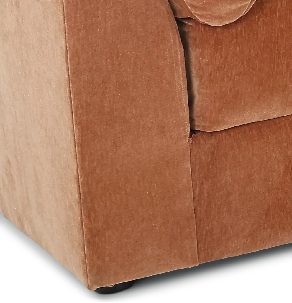 Juniper Ginger Orange 3 Piece Sectional-3