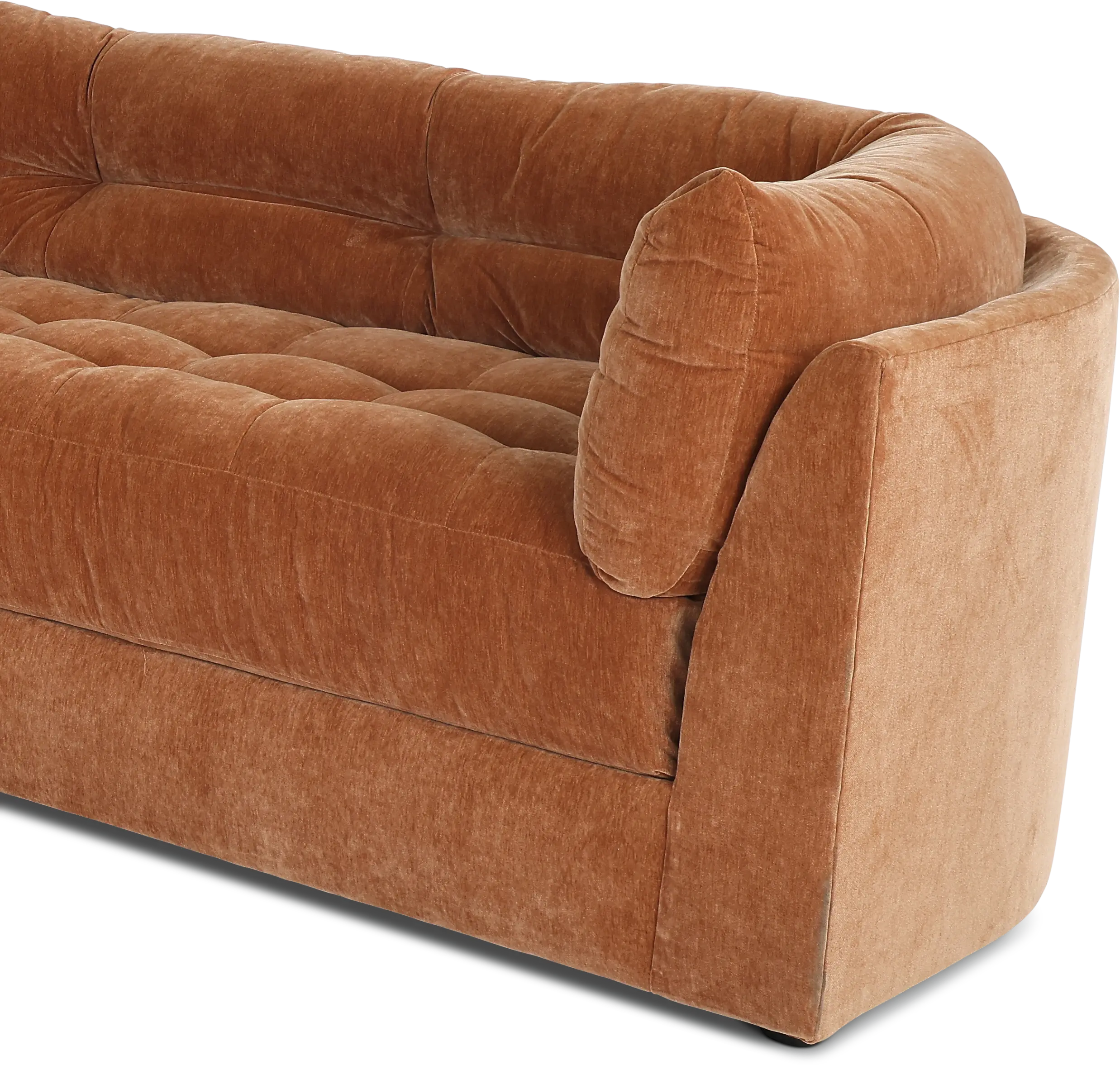 Juniper Ginger Orange 3 Piece Sectional-4