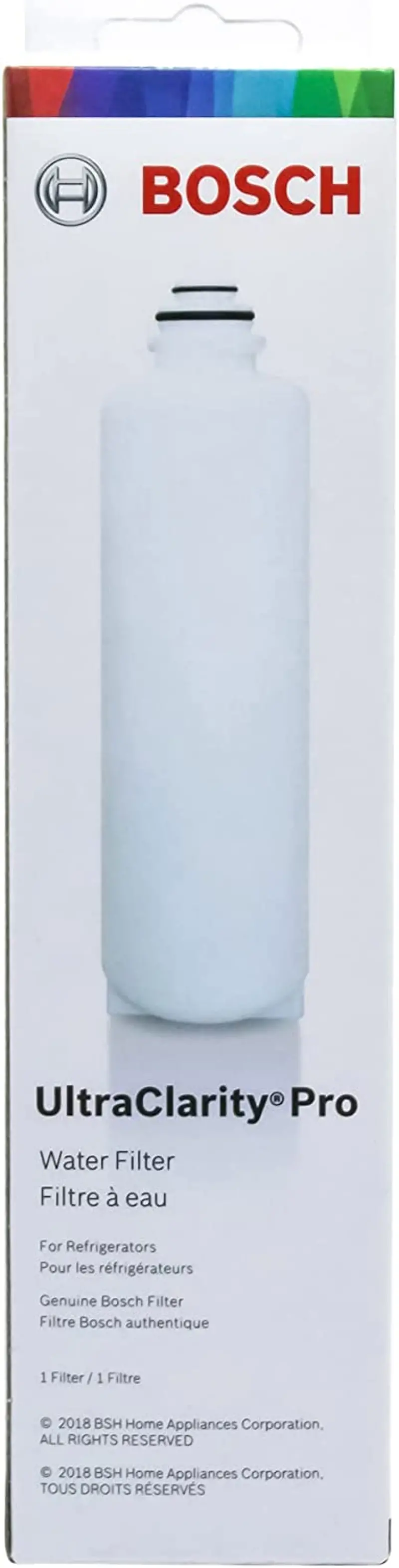 Bosch UltraClarity Pro Water Filter Cartridge for Bosch Refrigerators