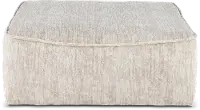2306-28/OTTO/PRCHMT Georgia Parchment Beige Cocktail Ottoman