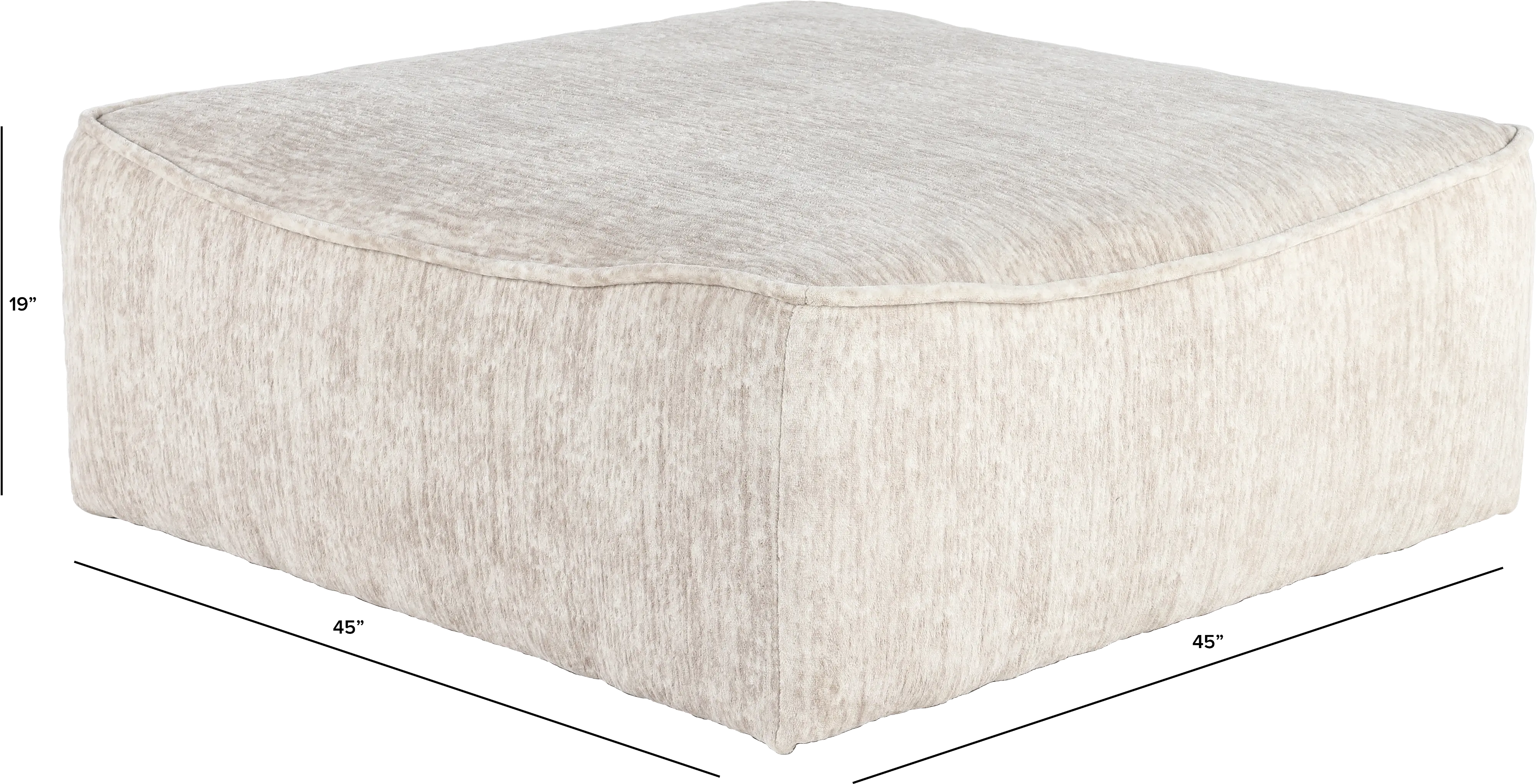 2306-28/OTTO/PRCHMT Georgia Parchment Beige Cocktail Ottoman-3