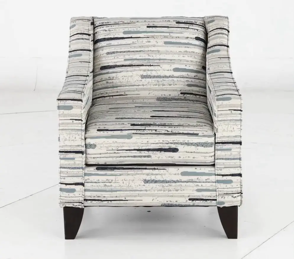VILLA/ALESIASEA/CHR Villa White and Blue Accent Chair-5