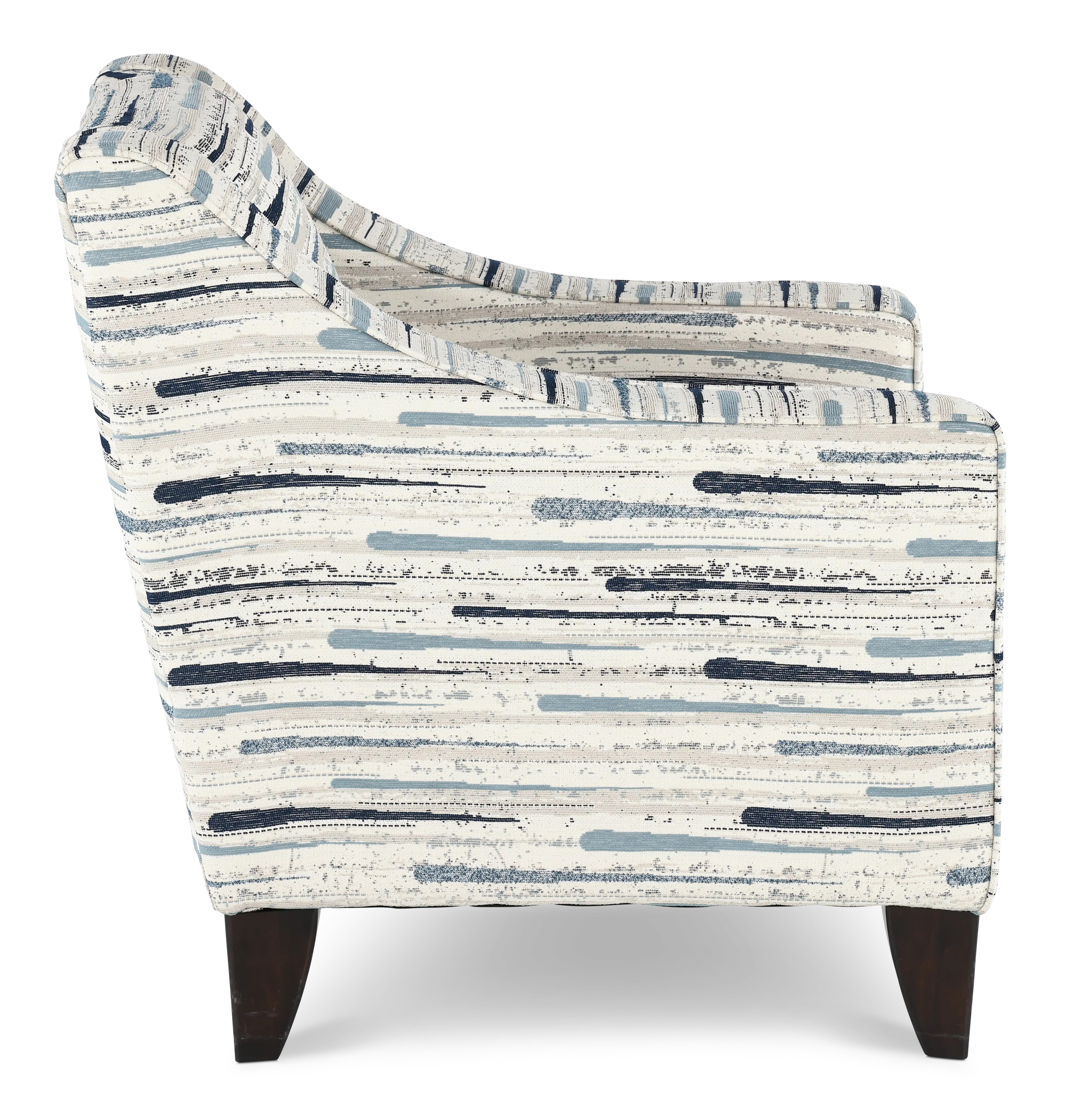 VILLA/ALESIASEA/CHR Villa White and Blue Accent Chair-6