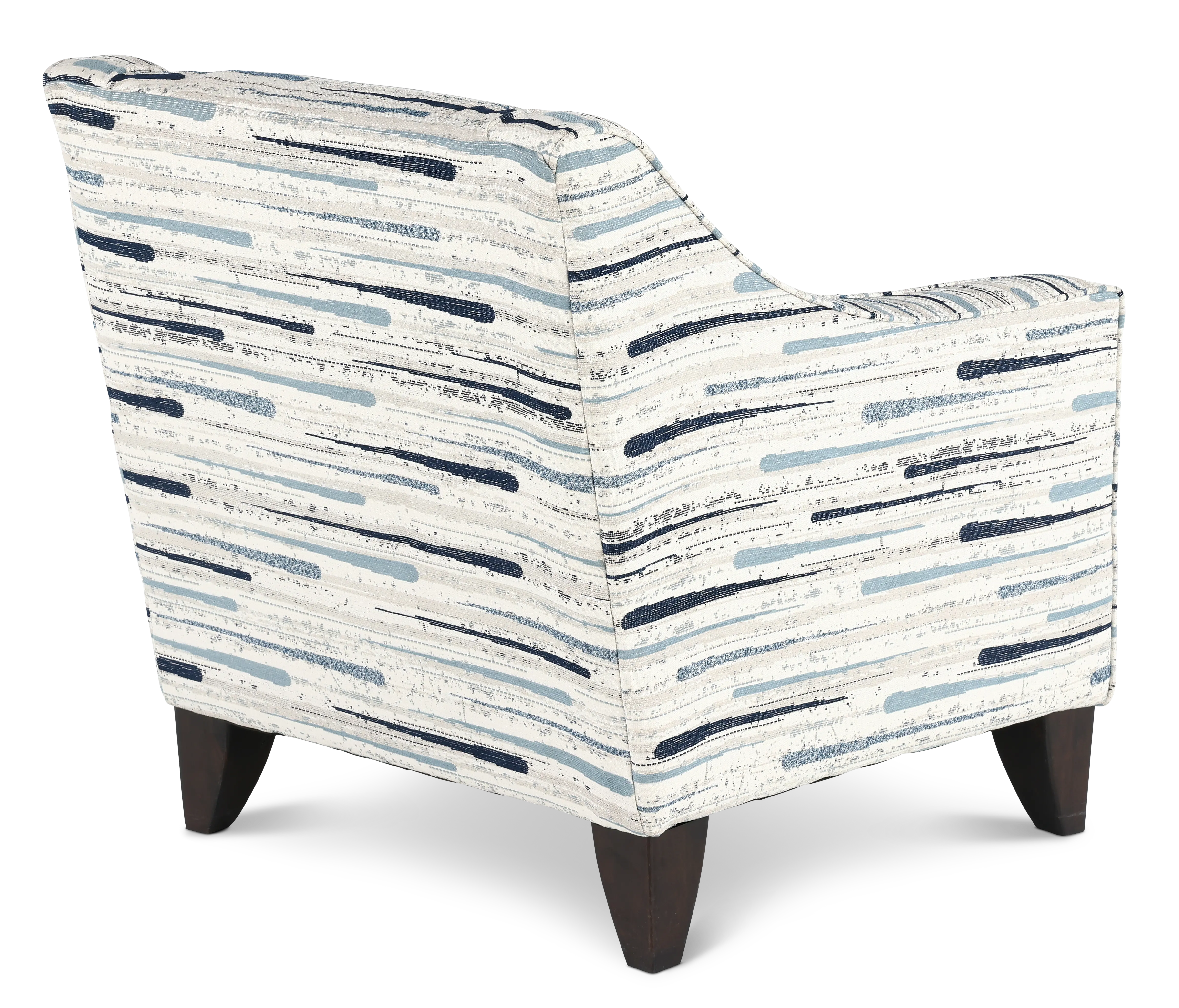 VILLA/ALESIASEA/CHR Villa White and Blue Accent Chair-7