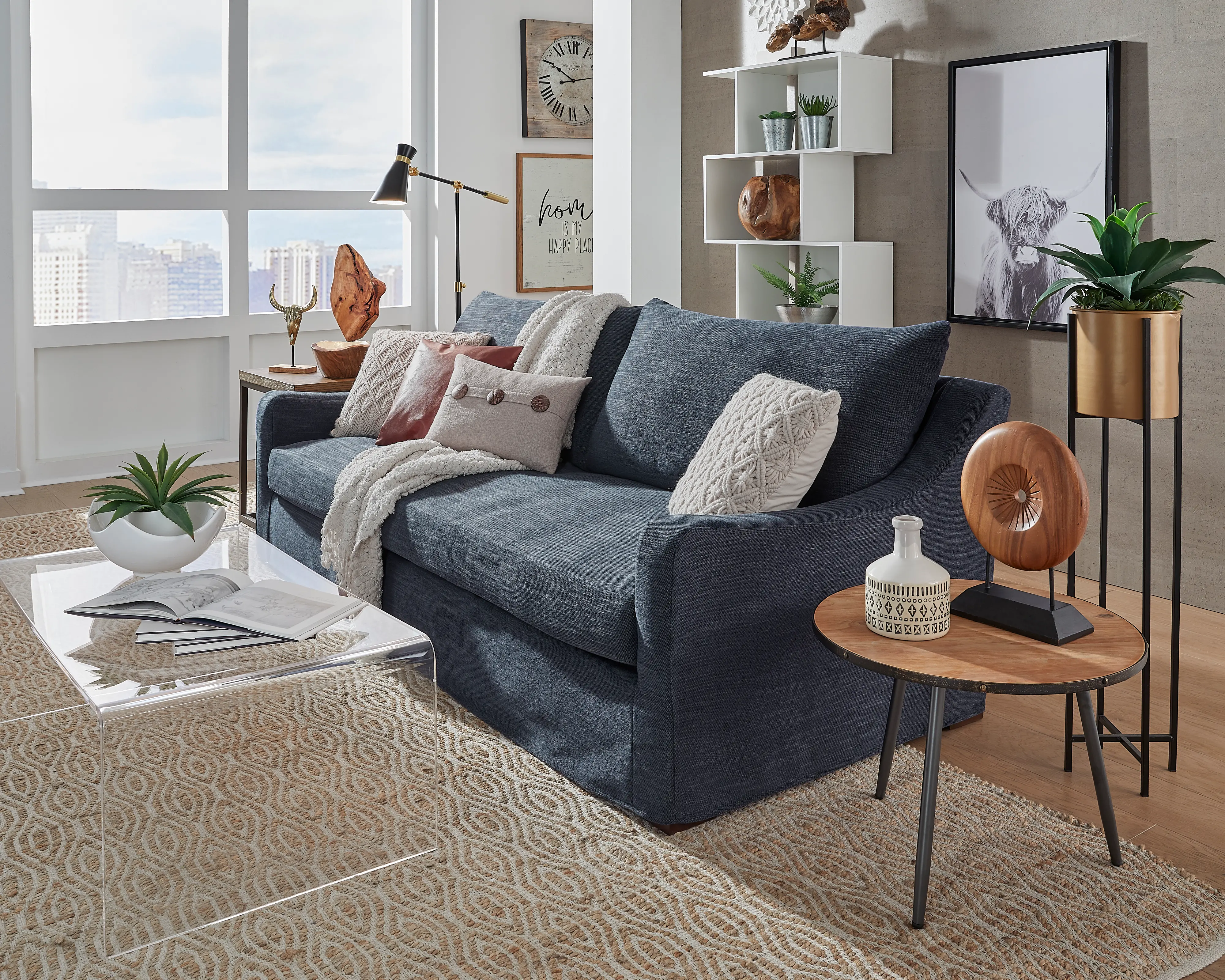 A La Carte Large Acrylic Cocktail Table-3