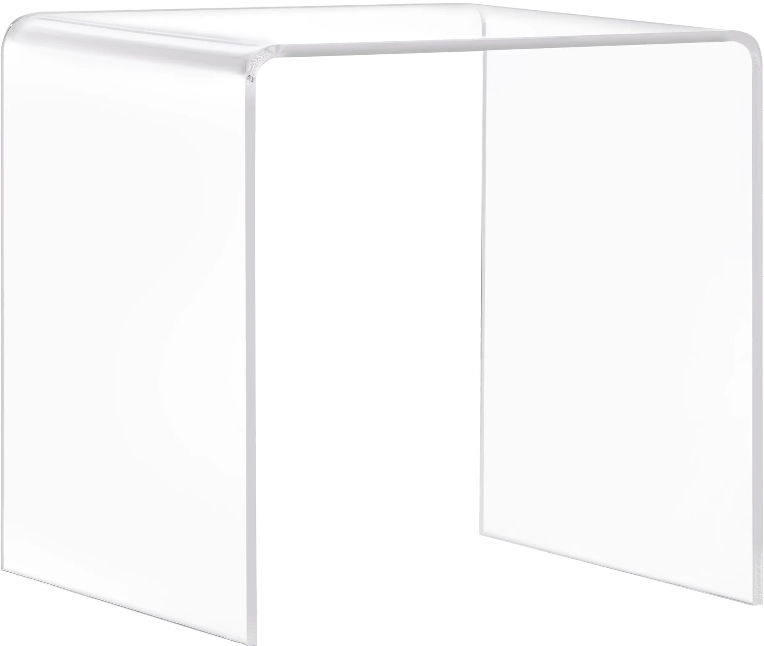 A La Carte Acrylic End Table-2