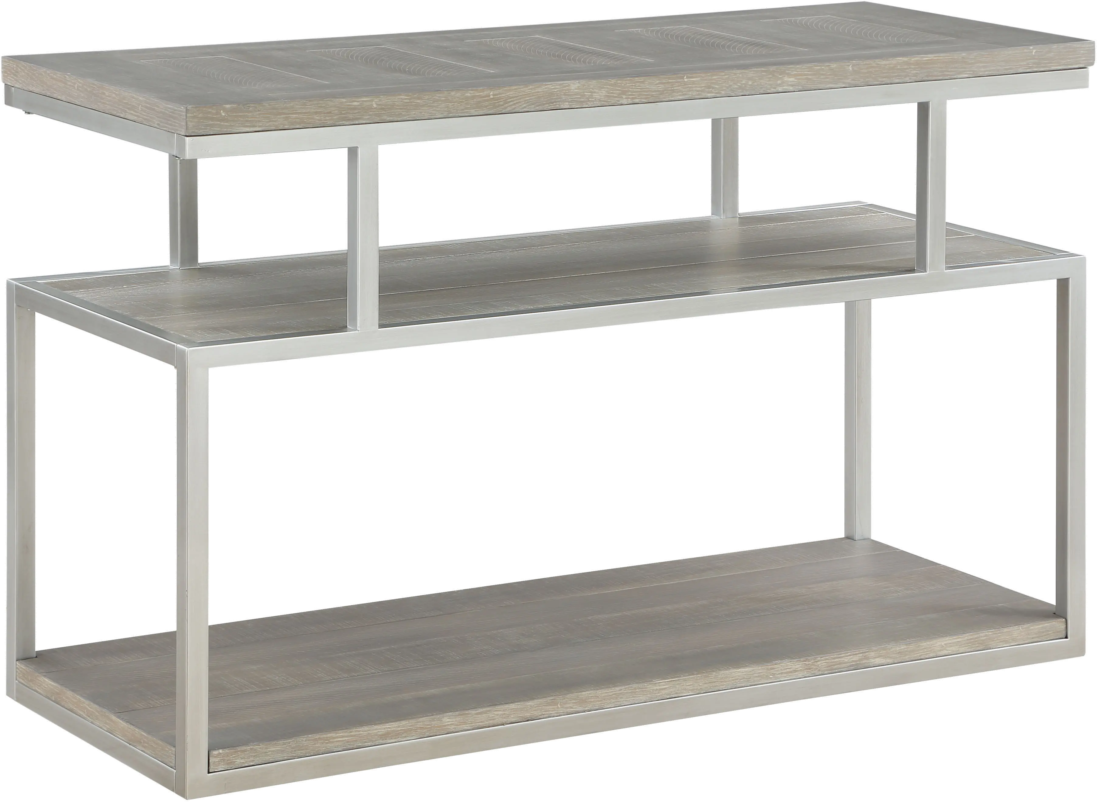 Lake Forest Gray Sofa Table-1