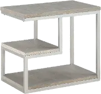 Lake Forest Gray Chairside Table