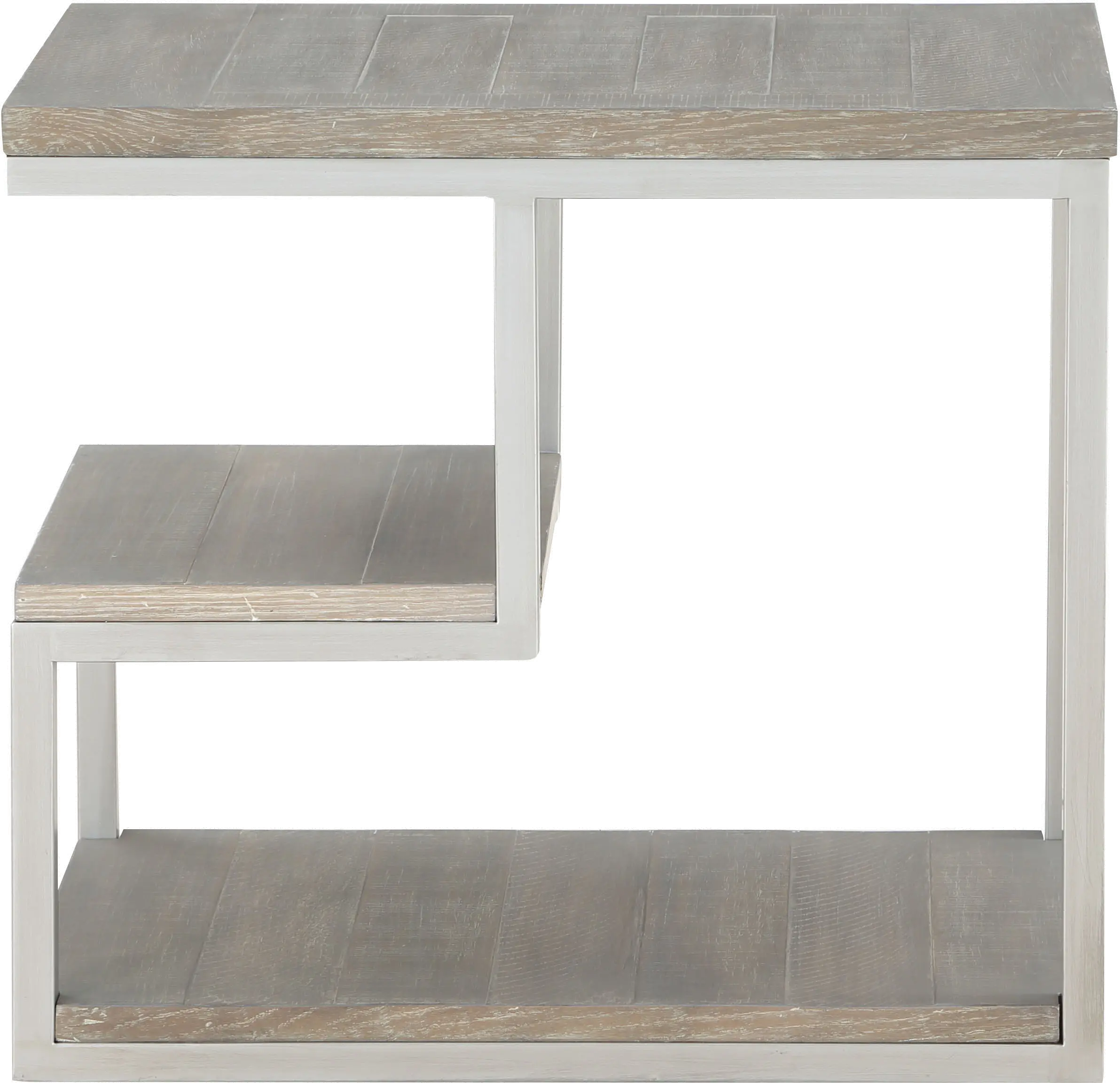 Lake Forest Gray Chairside Table-3