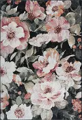 Essentials 8 x 10 Floral Blush Area Rug