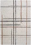 Granada 8 x 10 Plaid Rust and Ivory Area Rug
