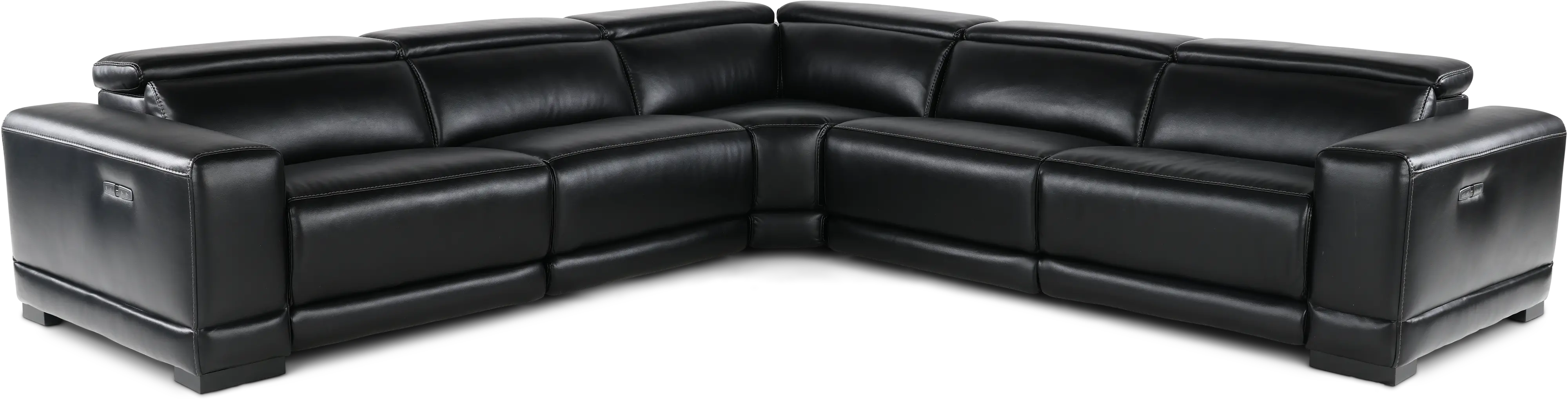 Sofia Blackberry 5-Piece Power Reclining Sectional-1