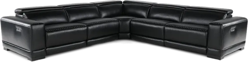 Sofia Blackberry 5-Piece Power Reclining Sectional