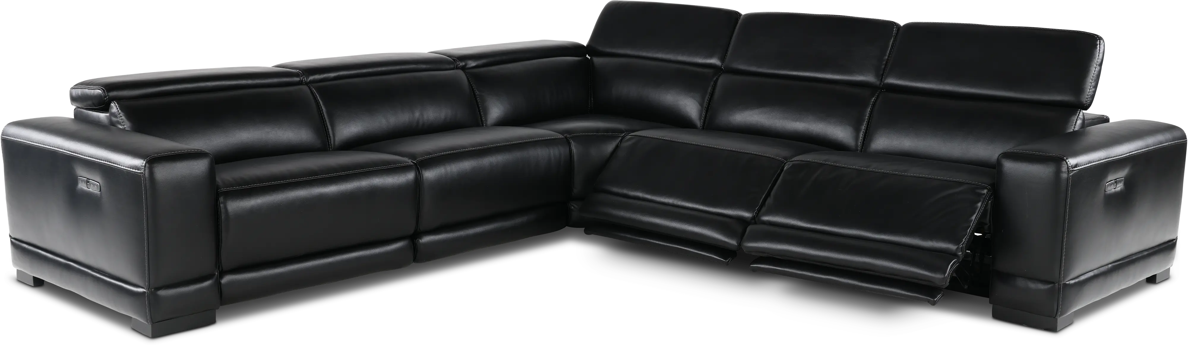 Sofia Blackberry 5-Piece Power Reclining Sectional-5