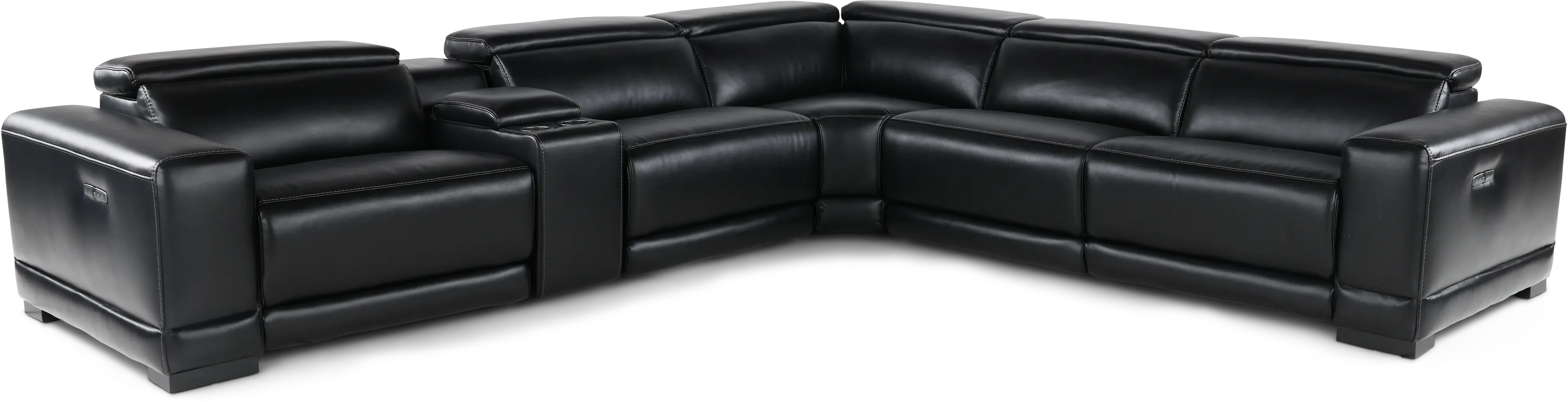 Sofia Blackberry 6-Piece Power Reclining Sectional-1