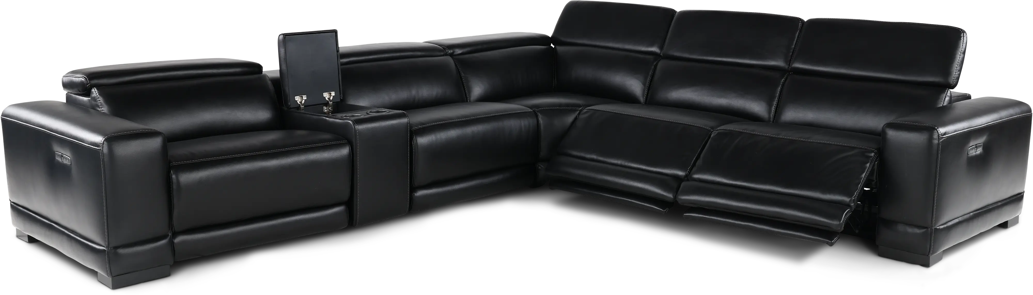 Sofia Blackberry 6-Piece Power Reclining Sectional-4