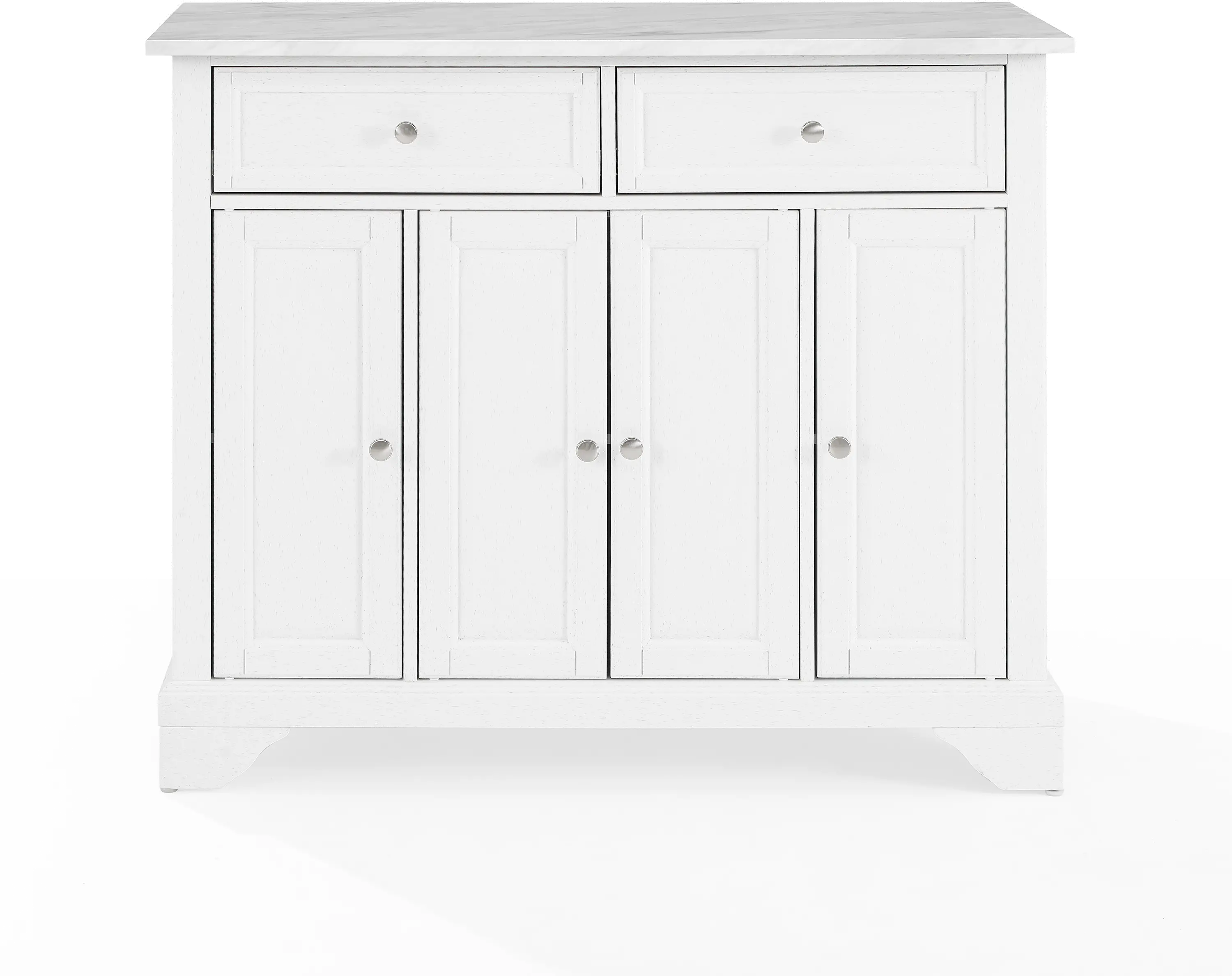 CF3021-WH Avery White Kitchen Island-5