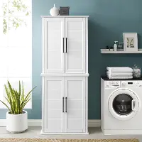 KF33021WH Bartlett White Tall Storage Pantry