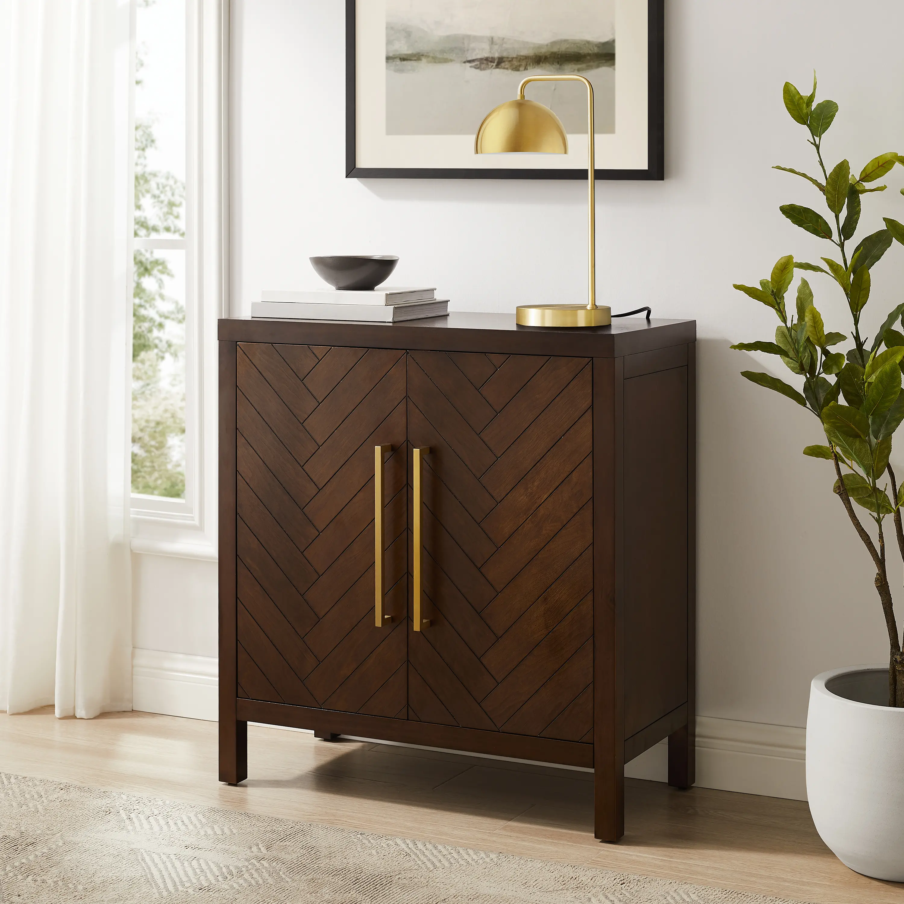 CF3124-BR Darcy Brown Accent Cabinet-3