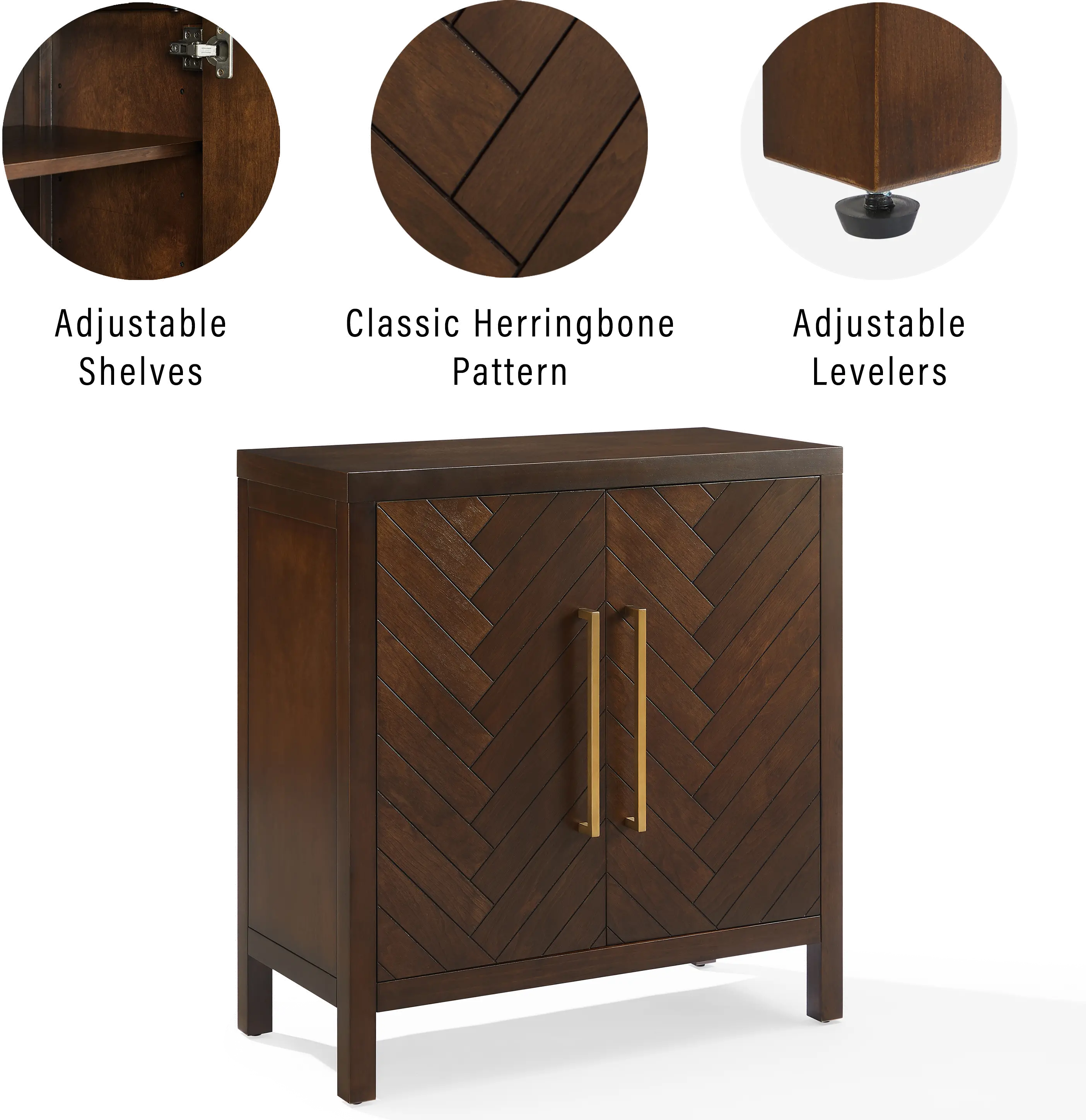 CF3124-BR Darcy Brown Accent Cabinet-6