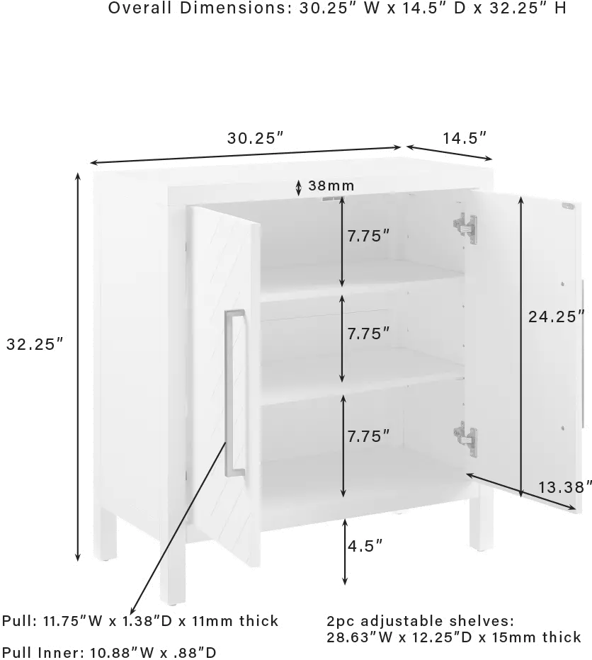 CF3124-BR Darcy Brown Accent Cabinet-7