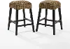 CF502527-SG Edgewater Seagrass Counter Height Stool, Set of 2