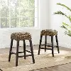 CF502527-SG Edgewater Seagrass Counter Height Stool, Set of 2