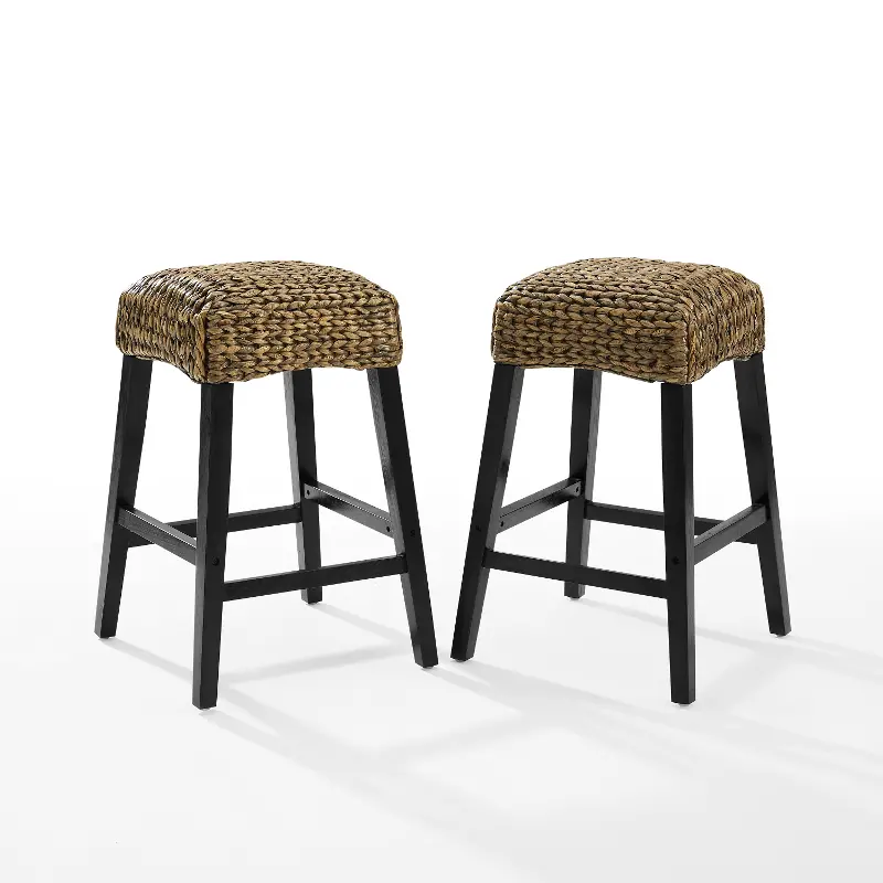Crosley Edgewater Seagrass Counter Stool - Thumbnail 3