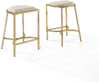 CF502624GL-OL Ellery Gold Counter Height Stool, Set of 2
