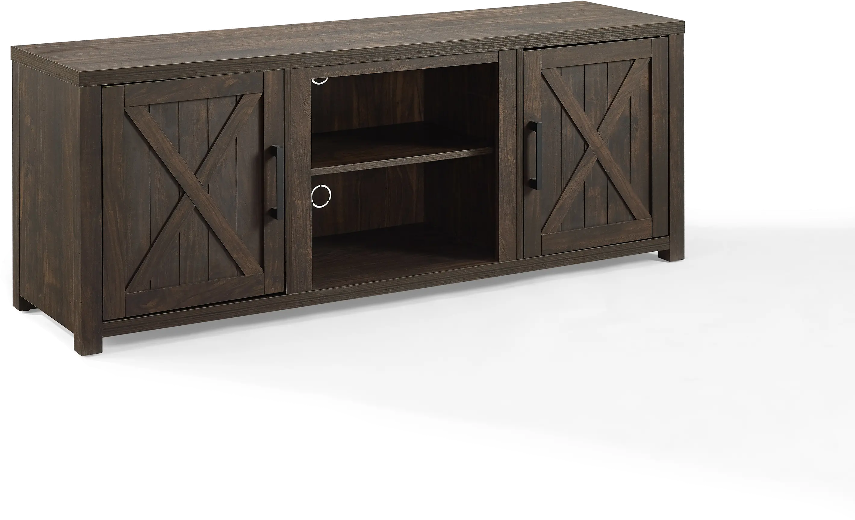 CF101358-DW Gordon 58  Walnut Brown TV Stand-4