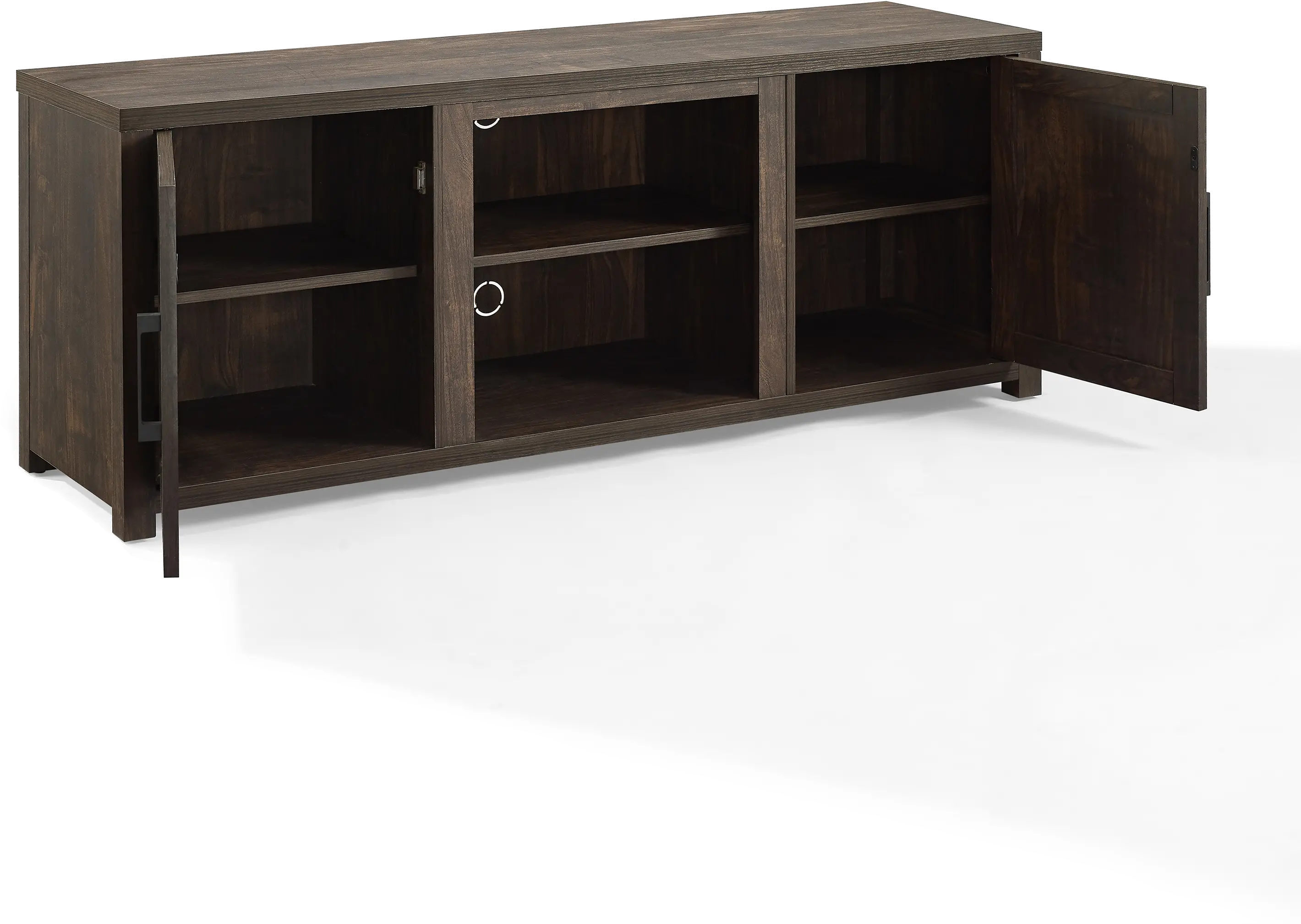CF101358-DW Gordon 58  Walnut Brown TV Stand-5