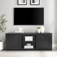 CF101358-BK Gordon 58  Black TV Stand