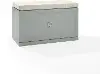 CF6027-GY Harper Gray and Tan Entryway Storage Bench