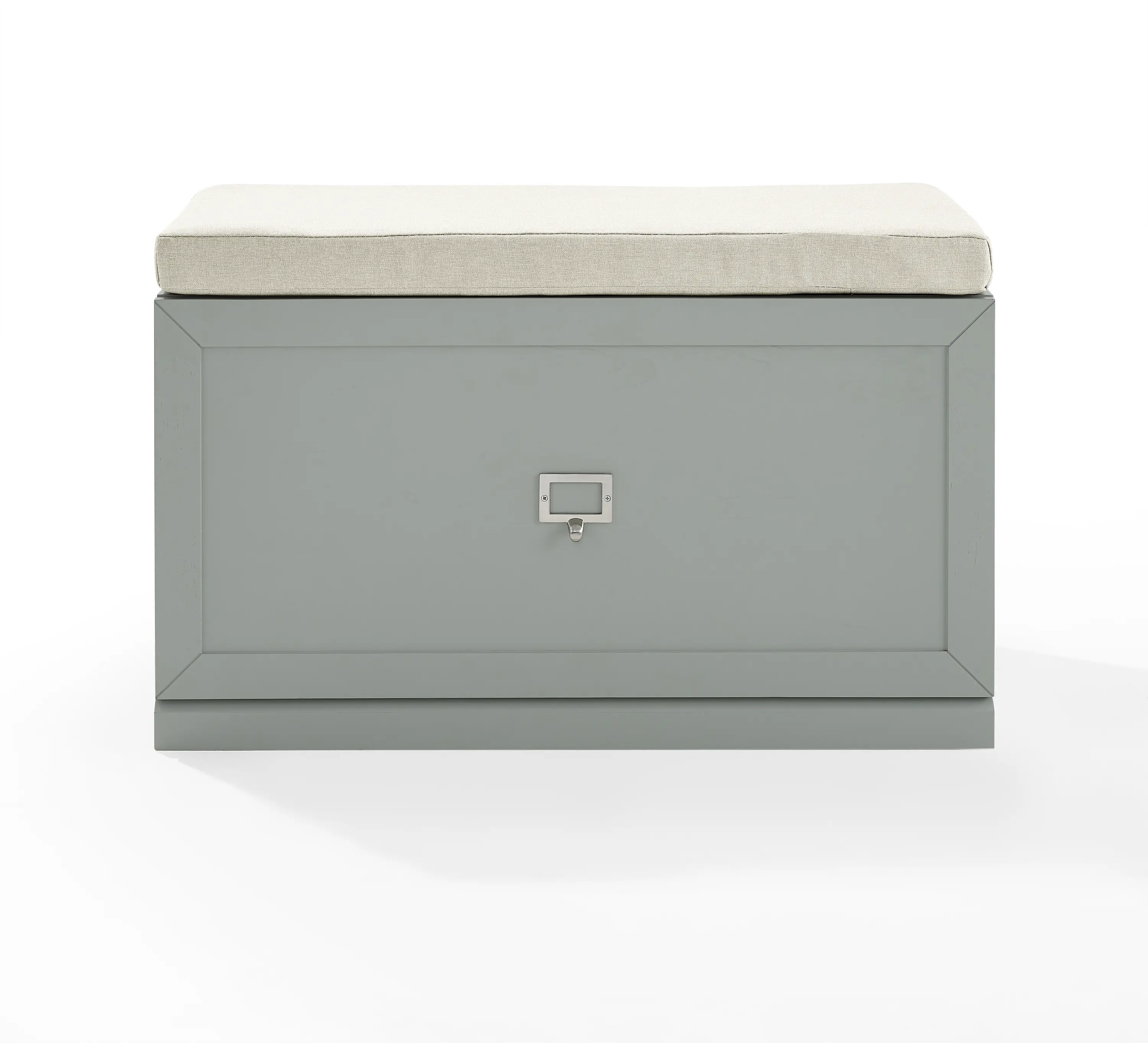CF6027-GY Harper Gray and Tan Entryway Storage Bench-5