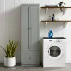 CF6026-GY Harper Gray Storage Pantry