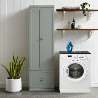 CF6026-GY Harper Gray Storage Pantry