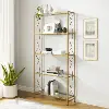 CF1410-GL Helena Elegant Gold Bookshelf
