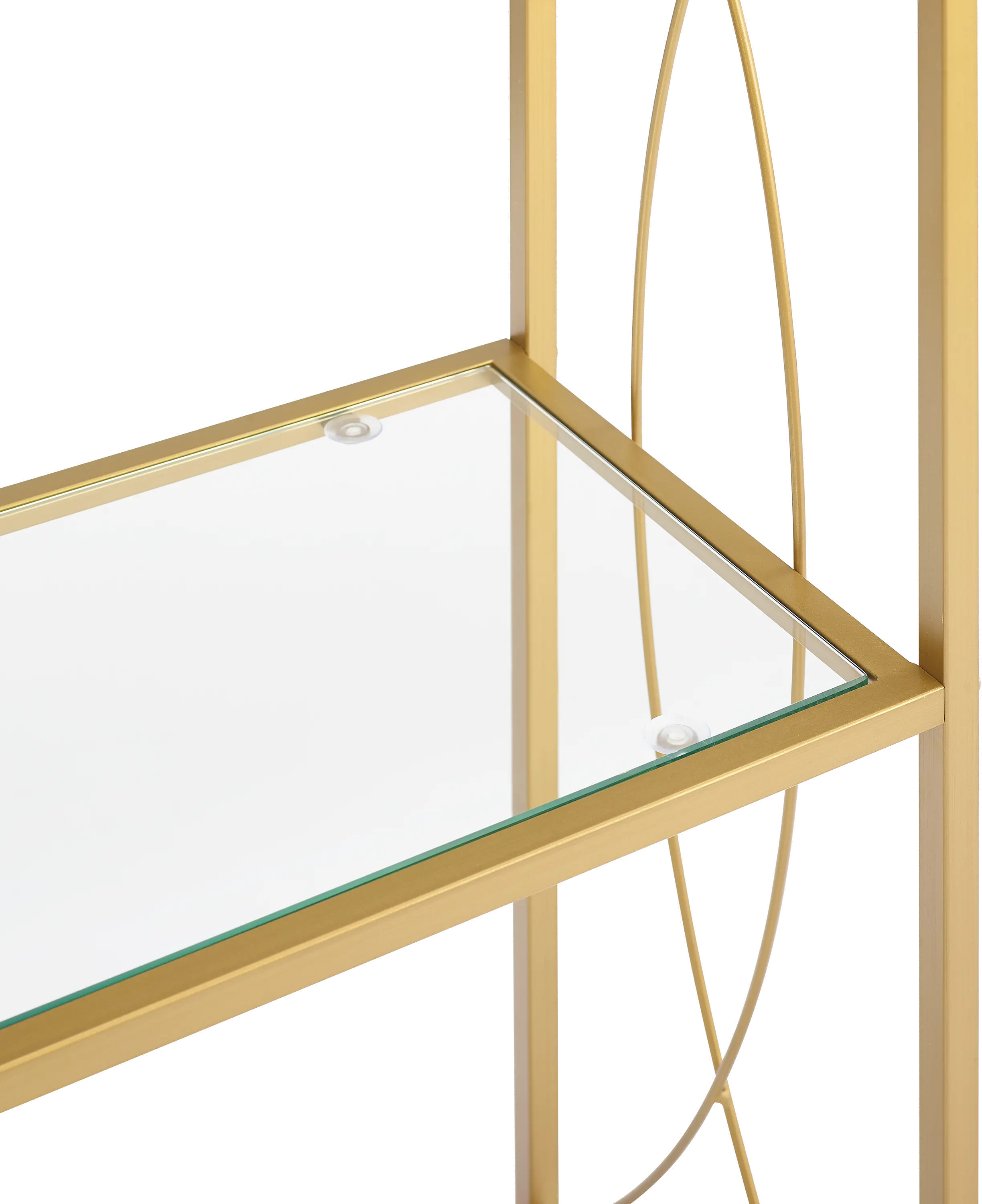 CF1410-GL Helena Elegant Gold Bookshelf-5
