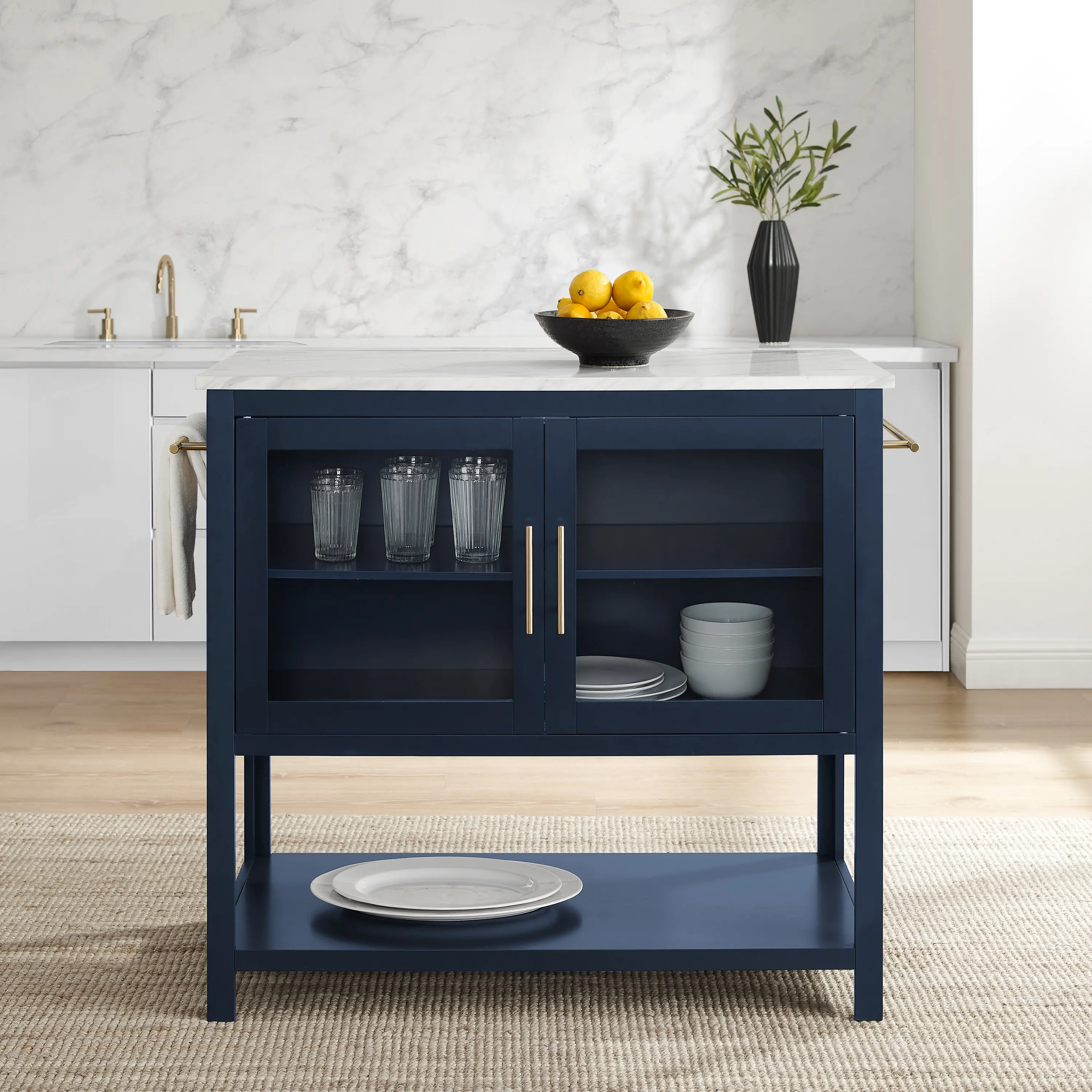 CF3042WM-NV Katrina Blue Kitchen Island-2