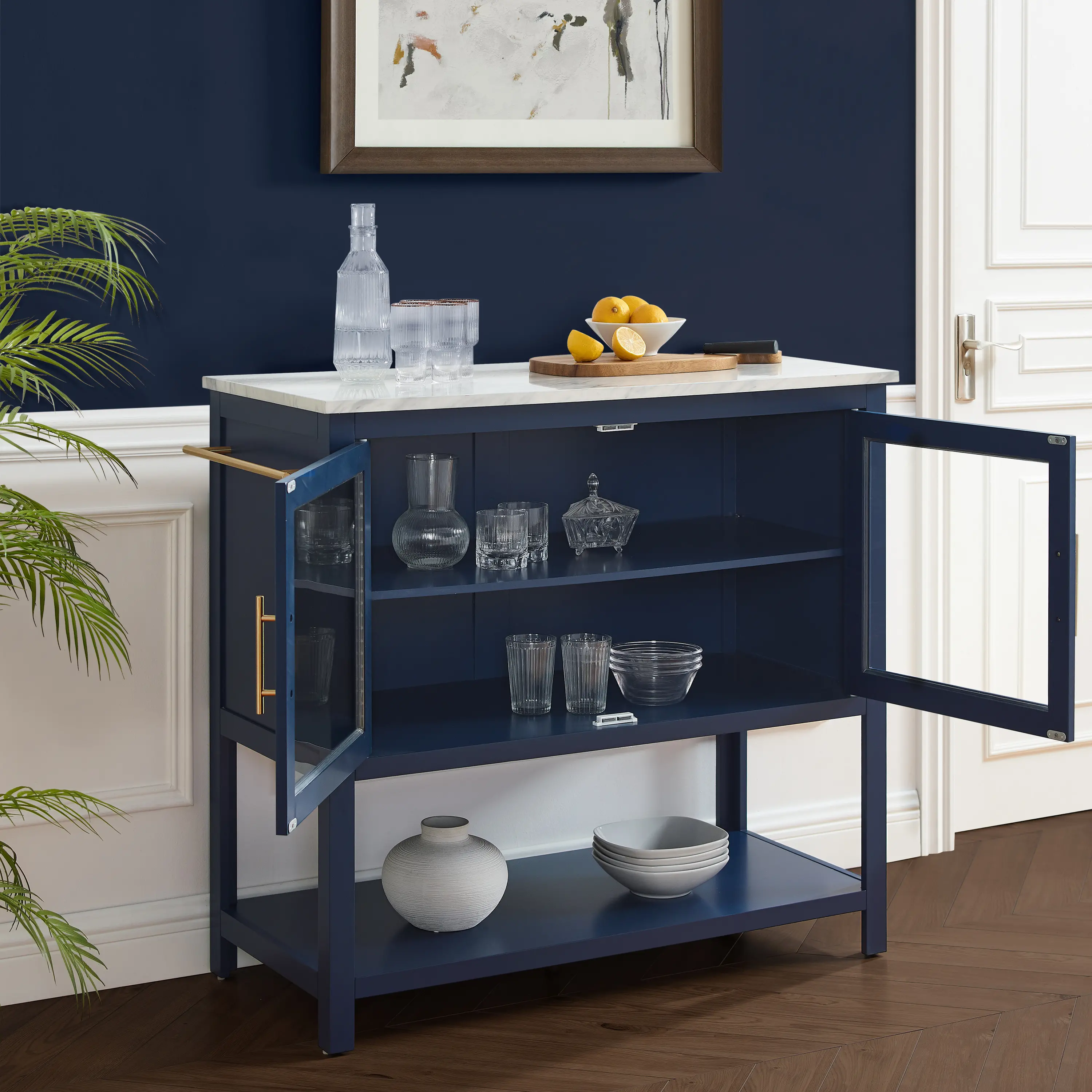 CF3042WM-NV Katrina Blue Kitchen Island-4
