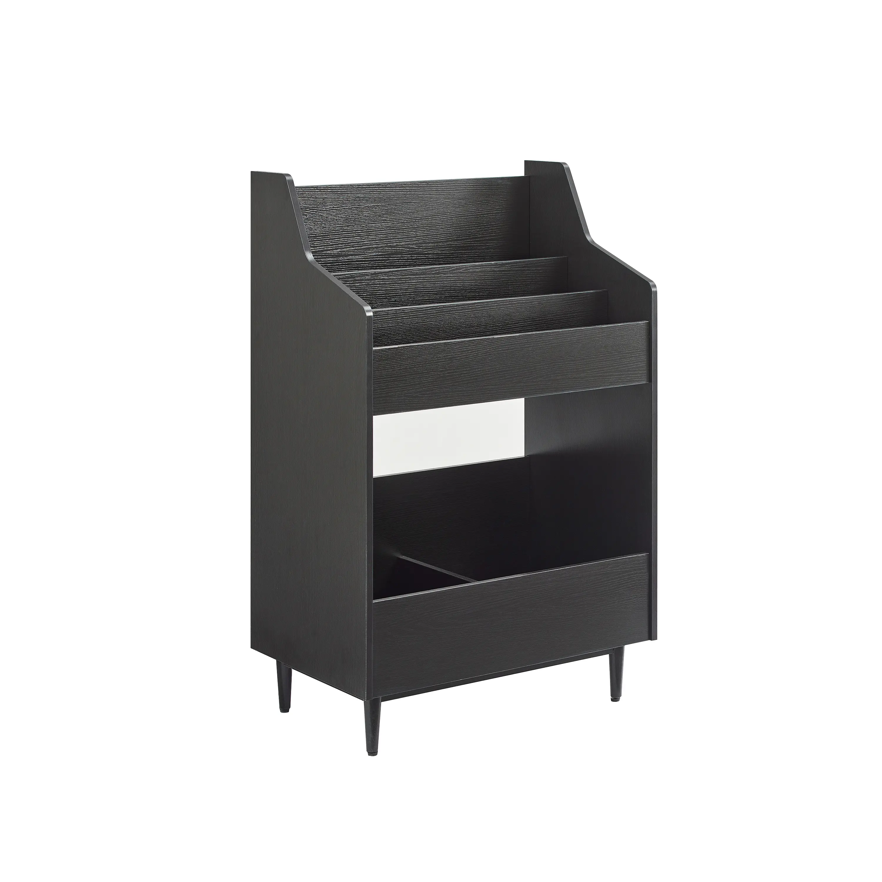 CF1123-BK Liam Black Record Storage Stand-3