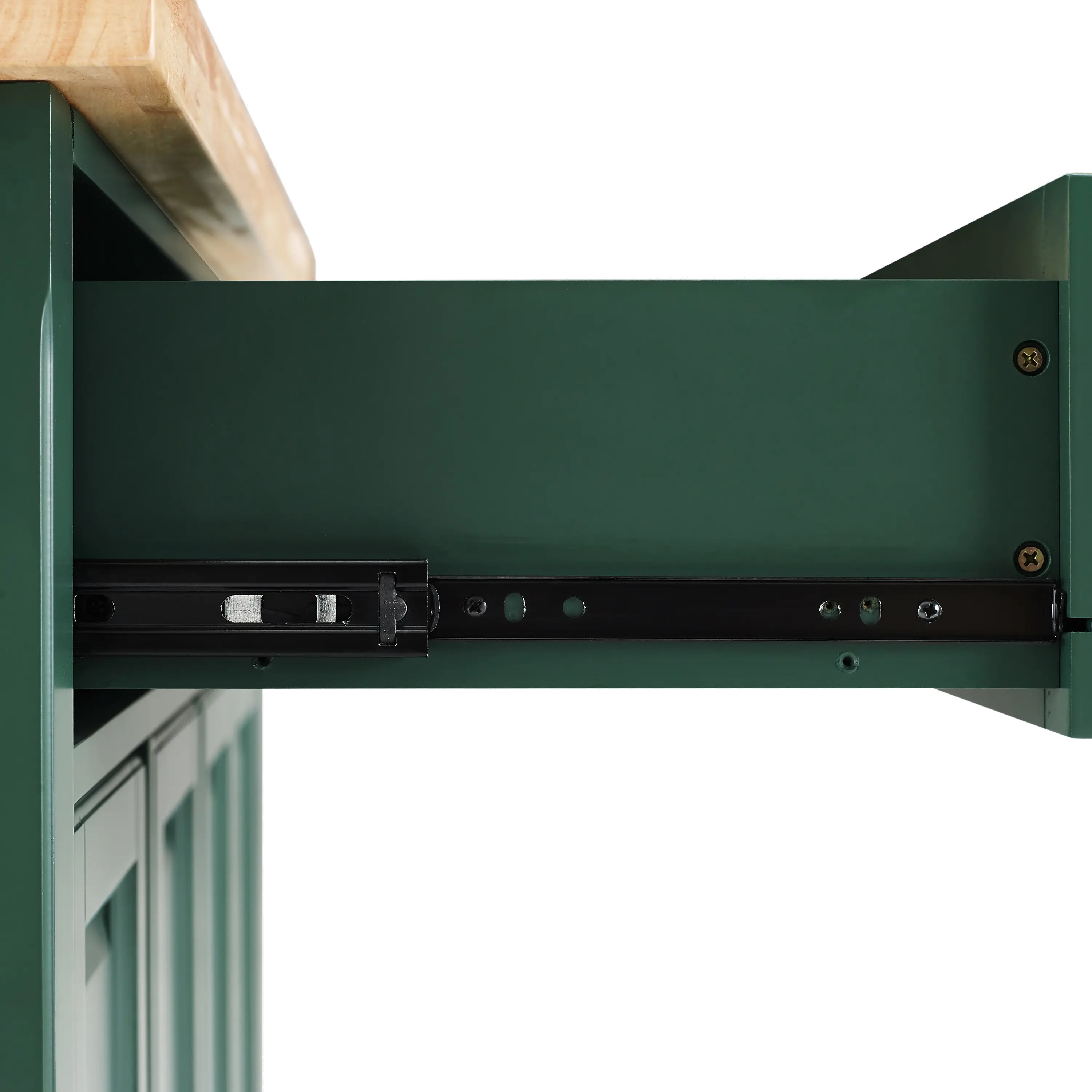 CF3021-EM Madison Green Kitchen Island-11