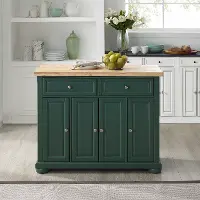 CF3021-EM Madison Green Kitchen Island